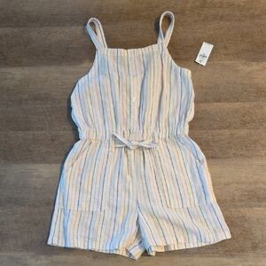 Old Navy- Sleeveless Romper- Linen Blend. Size 8. NWT!